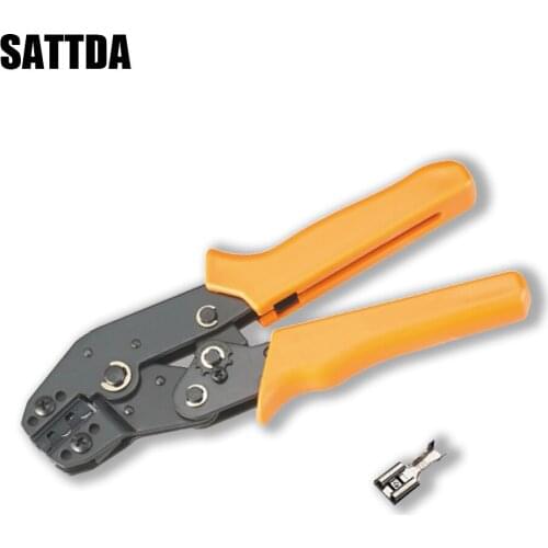SN-02b mini european style crimping pliers for non-insulated tebs and receptacles 0.5-2.5mm 20-13 hand tools crimping tools
