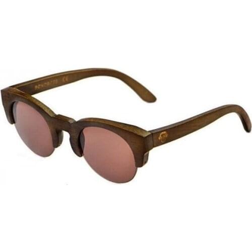 Sunglasses Wood Bamboo Lenses Coffee Woody