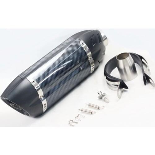 36-51mm Universal Motorcycle Sports Modified for Devil MIVV Sticker Exhaust Pipe Ninjia ER6N Z1000 MT07 09 10R ZX6R 10R Z800