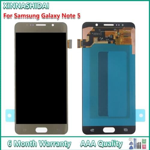 LCD Display For SAMSUNG GALAXY Note 5 N9200 N920F N920G LCD Display Touch Screen Digitizer Assembly Replacement