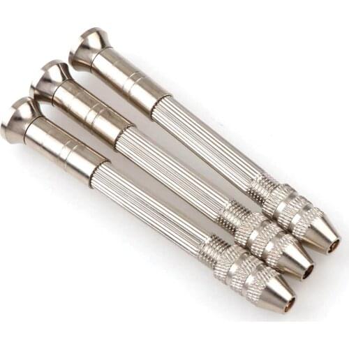 1PC~10pc 0.8mm-3.0mm With Drill Screw High Quality Metal Hand Drill Jewelry Tool Equipments UV Resin Mold Tools