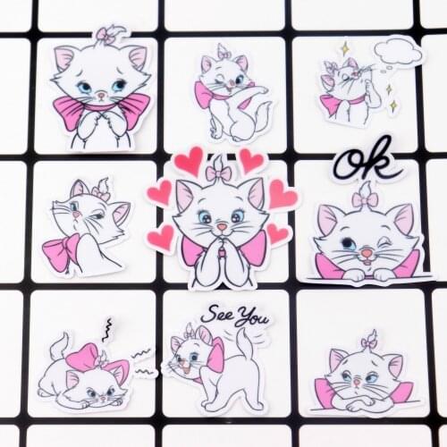 40pcs Creative kawaii self-made mary cat stickers/scrapbooking stickers /decorative /DIY photo albums waterproof/Notebook diary