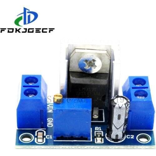 5pcs/lot LM317 Adjustable Voltage Regulator Power Supply DC-DC Converter Buck Step Down Circuit Board Module Linear Regulator