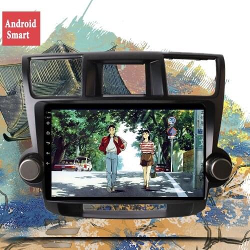 Android 10.1 Fit TOYOTA Highlander 2009 2010 2011 2012 2013 2014 Multimedia Stereo Car DVD Player Navigation GPS Radio Headunit