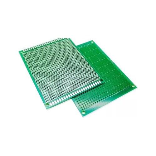 FREE SHIPPING 5PCS x 9x15 cm Single Side PROTOTYPE PCB 2 layer 9*15 panel Universal Board 2.54mm Green Board 1.6mm thickness