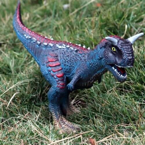 Carnotaurus Dinosaur Animal World Series Static Solid Action Figures Animal Model Collection Toys Children Decoration