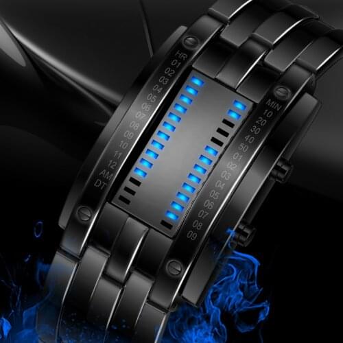SKMEI 2019 Popular Brand Men Fashion Creative Watches Digital LED Display Water Shock Resistant Lovers Wrist Watches Clock Men
