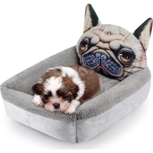 3D Cartoon Cute Animal Cat Dog Pet Beds Mats Teddy Pet Dog Sofa Pet Cat Bed House Supplies