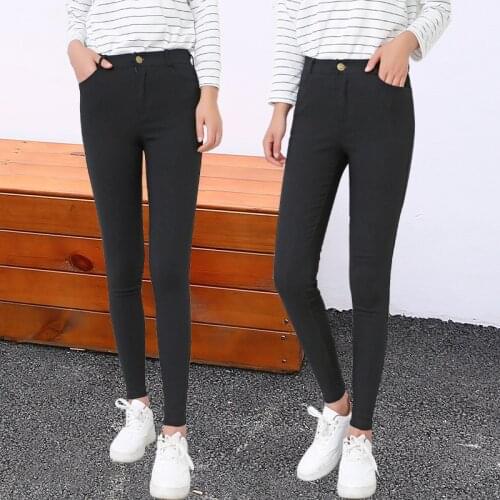 Summer Women Jeggings Denim Jeans Pants Skinny Black Leggings Female Long Stretchy Slim Pencil Trousers