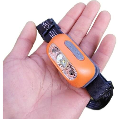 Fishing sensing headlights bright waterproof ultra-light mini night fishing light headlight riding camp run small children