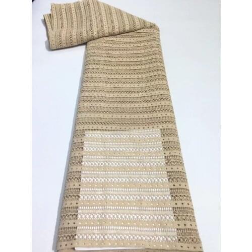 Nigeria Water Soluble Cord Lace African Cord Guipure Lace Fabric 2021 High Quality Mesh Lace French Net Material For Wedding F49