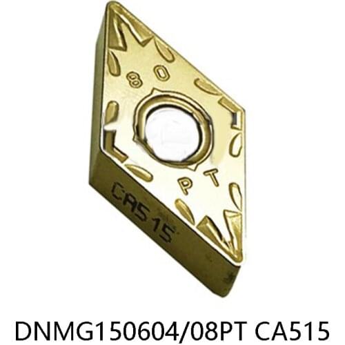 Orignal 10pcs/box DNMG150604PT DNMG150608PT CA515 DNMG150604 DNMG150608 PT Carbide Inserts Lathe Cutter Turning Tool DNMG 150604