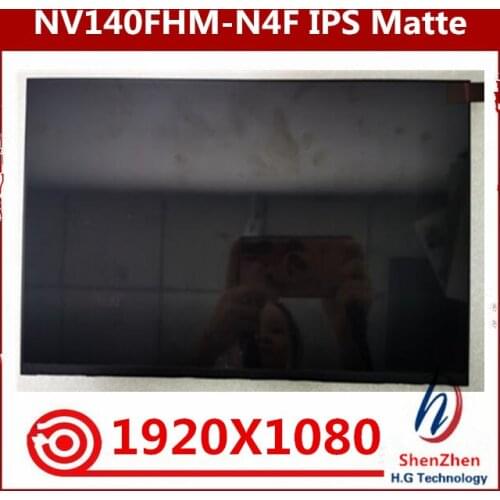 Original IPS NV140FHM-N4F LED LCD SCREEN PANEL DISPLAY monitor replacement for laptop Matrix 1920x1080