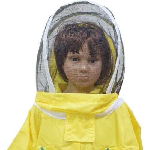 Beekeeping Gear Kids Beekeeping Suit with Fencing Veil Professional Anti Bee Protective Suit for Children