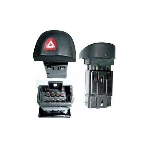 Toggle Switch Hazard Warning for Megane I 8 pins Oe 7700435867