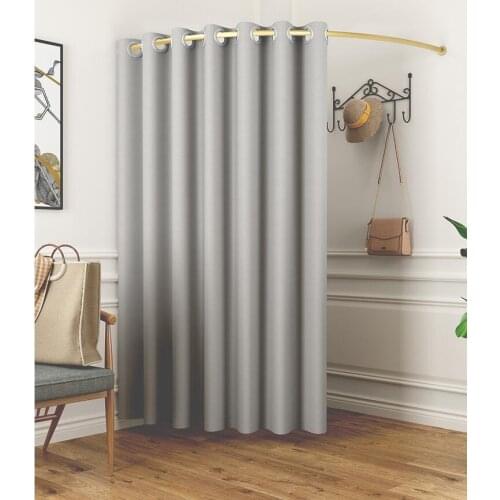 Fitting room door curtain clothing store changing room door curtain fabric simple floor type mobile folding track changing room