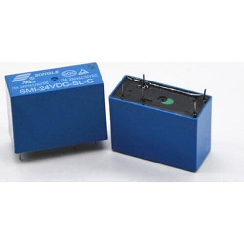 10PCS/lot Power Relays SMI-24VDC-SL-C 24V 10A 5PIN Relay New Original