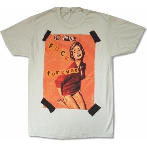 Sex Pistols F Forever Platinum Grey T Shirt New Official Sid Vicious