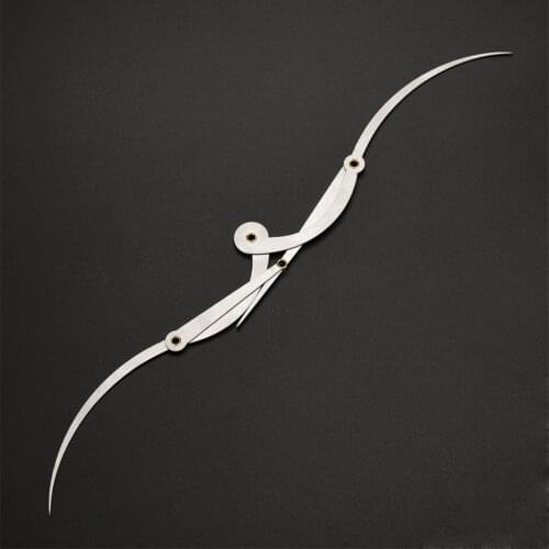 Steel Eyebrow Ruler Shaper Caliper For Microblading Permanent Makeup