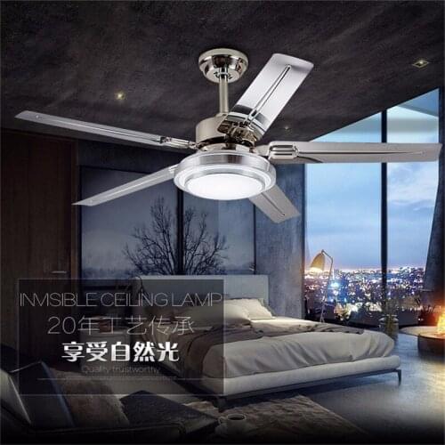 LED adjustable light ceiling fan light iron fashion simple ceiling lamp 42 Inch 107 cm ceiling fan 90-230V