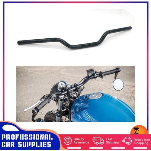 70cm Universal Motorcycle Handlebar 22mm Dia Black Retro Style Modification Accessories