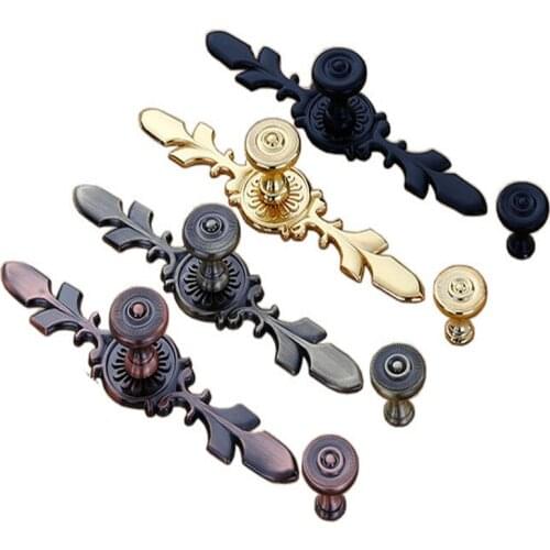 High Quality Furniture Handles Rose Tiradores Para Cajones Door Pulls Zinc Alloy Modern Wardrobe Drawer Cabinet Knobs Hardware