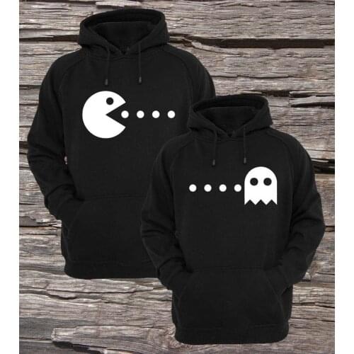 Funny Lover Hoodies Spring Autumn Fleece Female Pullover Couple Sweatshirt Vintage Woman