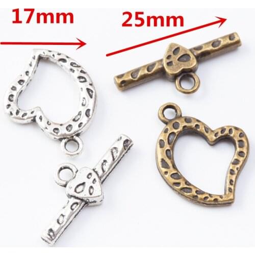 15 pieces of retro metal zinc alloy OT buckle pendant for DIY handmade jewelry necklace making 7077
