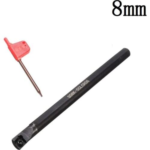 6/7/8/10mm SCLCR06 Lathe Tool CCMT060204-HM Insert Tool Tools Turning Tool