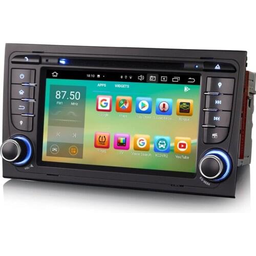7" Android 10.0 OS Car DVD Multimedia GPS Radio System Player for Seat Exeo 2008-2013 with CarPlay & Android Auto Functions