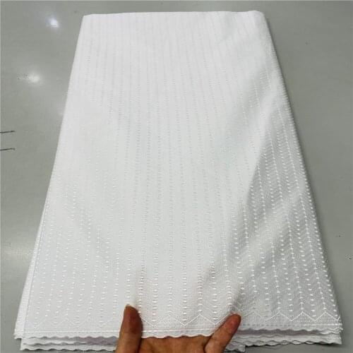 African Polish lace swiss lace for men voile suisse cotton nigerian lace fabrics 5yards African Embroidery Lace HLC333 (1)