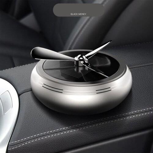 Car Ornaments Creative Metal Space No. 2 Solar Rotation Car Perfume Decoration High-grade Alloy Aromatherapy Car Interior Produc