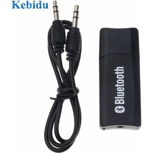 Kebidu Bluetooth Receiver Wireless USB Adapter Audio 3.5mm Jack Dongle Stereo Music Receiver for iPhone Samsung Car AUX Android