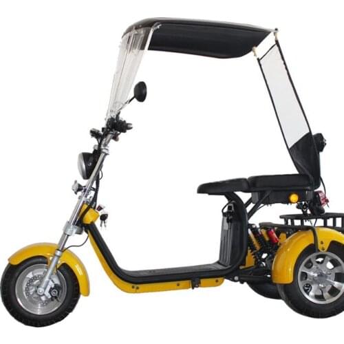 Emak/COC/EEC Electric Motorcycle Modern Design 3 Wheel Electric Scooter 2000W Citycoco For Adult EEC Standard Electro Tricycle