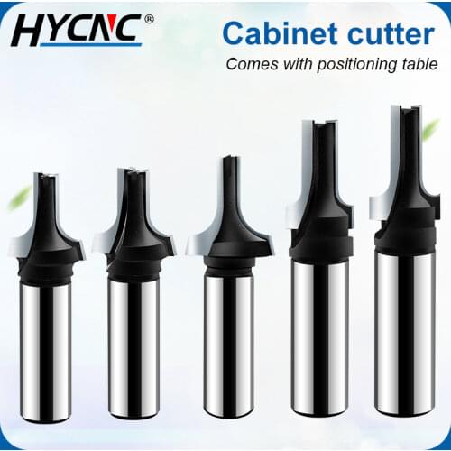 Cabinet Door Cutter TCT CNC Engraving Machine Tool Straight Knife Trimming Drill Slotting Woodworking Milling Cutter