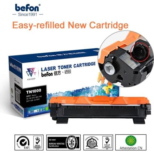 Befon Toner Cartridge Compatible for Brother TN1000 TN1030 TN1050 TN1060 TN1070 TN1075 TN1095 HL1110 TN 1000 1030 1075 Printer