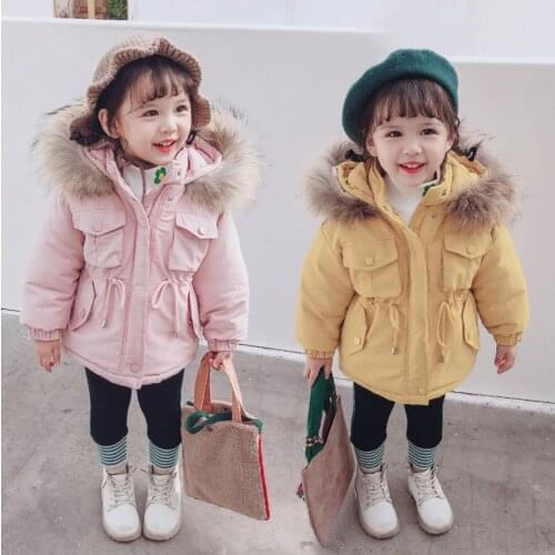 Baby Girls Jacket 2020 Autumn Winter Jacket For Girls Coat Kids Warm Hooded Outerwear Coat For Girls Clothes Children Jacket
