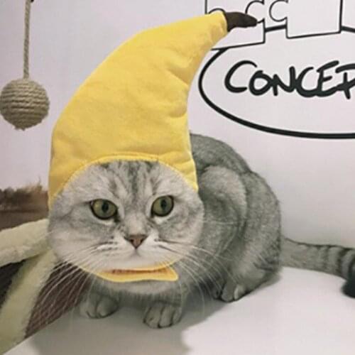 Cute Cat Dog Hat Banana Shape Dog Cap Cheap Pet Accessories Caps For Cats Hats Pets Products Funny Cosplay Pet Cat Dog Hat p40