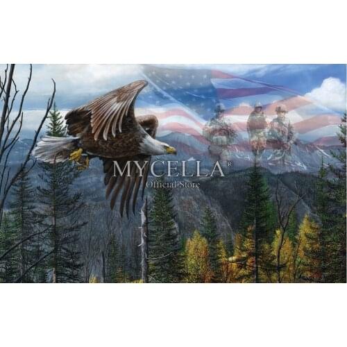 Americana 5d Diy Diamond Painting Cross Stitch Diamond Embroidery Birds eagle,Patrioti Full Rhinestone Diamond Mosaic Home Decor