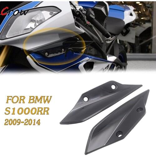 Front Fender Spoiler Winglets Fairing Panel Cover Case Side Wing For BMW S1000RR 2009 - 2014 S1000RR HP4 S 1000 RR Carbon Fiber