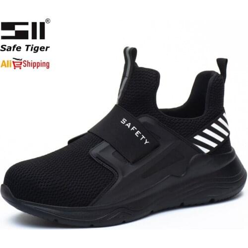 Dropshipping Indestructible Work Shoes Mens Steel Toe Shoes Safety Boots Puncture-Proof Work Sneakers Breathable Summer Shoes