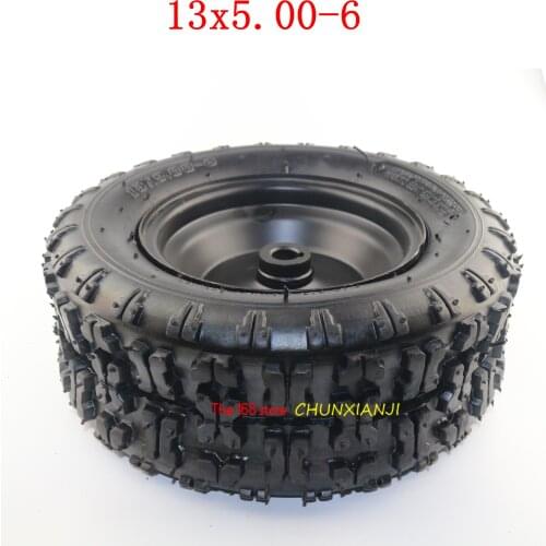 Lightning shipment 13X5.00-6 tire snow plow tires butterfly flower tires 13 * 5.00-6 inch beach tires