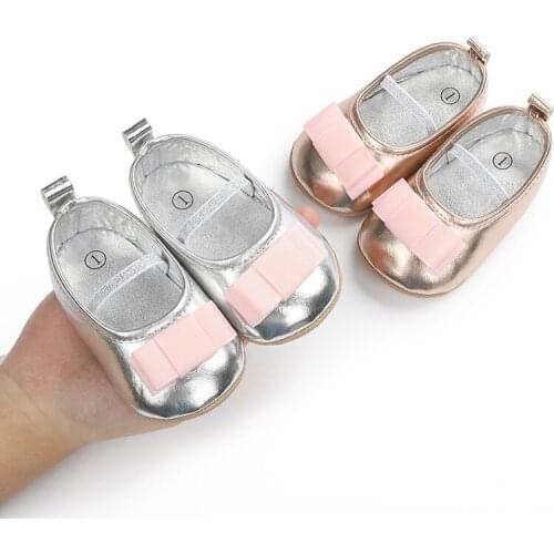 Children 2021 Shoes Fashion Princess Dance Shoe For Kids Girls Party Dress Shoes Flat Casual First Walkers Soft Ballerina