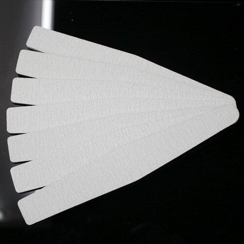 High Quality 20pcs/lot 18x2.7cm Double Side Grey Color 100/180grit Sandpaper Nail File For Nail Art Nail Tools