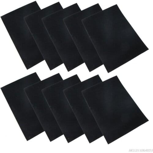 10 Pcs/Pack Soft Self Adhesive Flocking Cloth Contact Paper Roll Shelf Liner for Jewelry Drawer Craft Fabric Practical wholesale