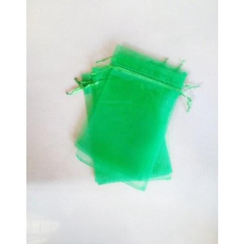 1000pcs Grass green organza gift bags 20x30cm party bags for women event wed Drawstring bag Jewelry Display Bag diy accessories