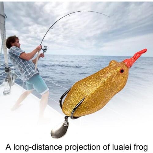13.5 Cray Frog Sting Head Bait Multifunctional Color Mini Animal Modeling Large Pull Force Frog-free Outdoor Floating Hook Bait