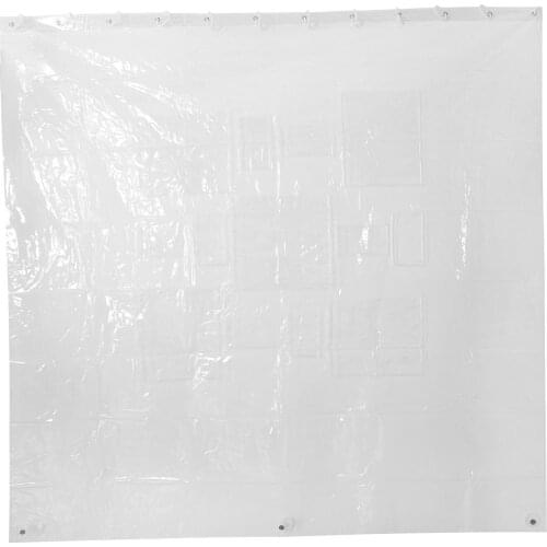 13 Pocket Shower Curtain Liner Holds Your Phone, Tablet, Shampoo or Baby Monitor Completely Waterproof. Thick PEVA 72x72inches