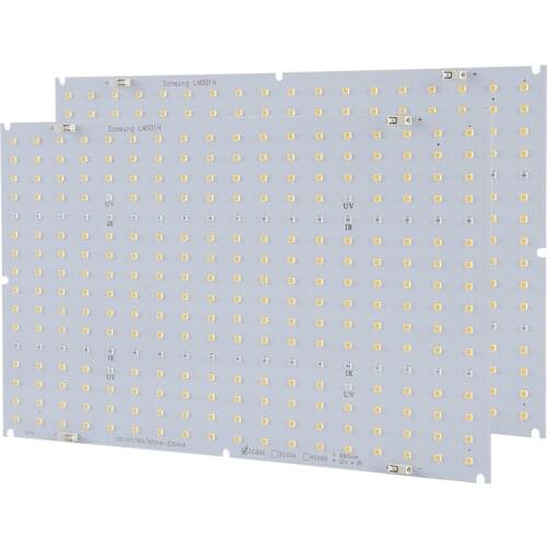 2pcs/pack Samsung QB288 V3 quantum led grow lamp board full spectrum LM301H 3000K 3500K 4000K mix 660nm UV IR