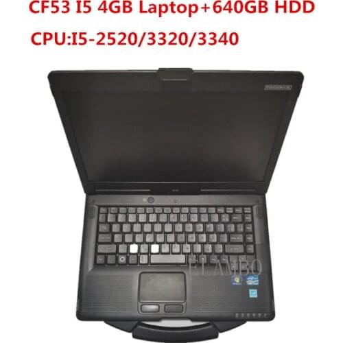 2020 Best quality Toughbook CF53 CF-53 laptop Toughbook for Panasonic CF-53 Support work for SD C4 C5 C6 alldata diagnostic tool